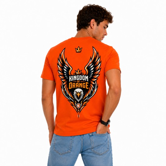 Nederland Kingdom Eagle T-Shirt – Oranje Fan Shirt 2026 Editie - UNISEX