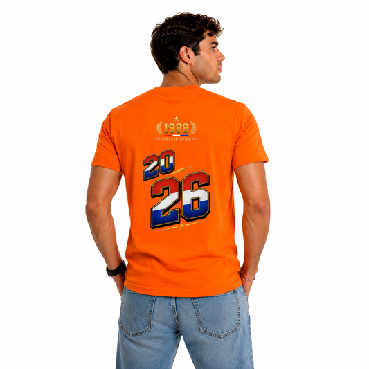 Nederland 1988–2026 Leeuw T-Shirt – Oranje Fan Shirt 2026 Editie - UNISEX