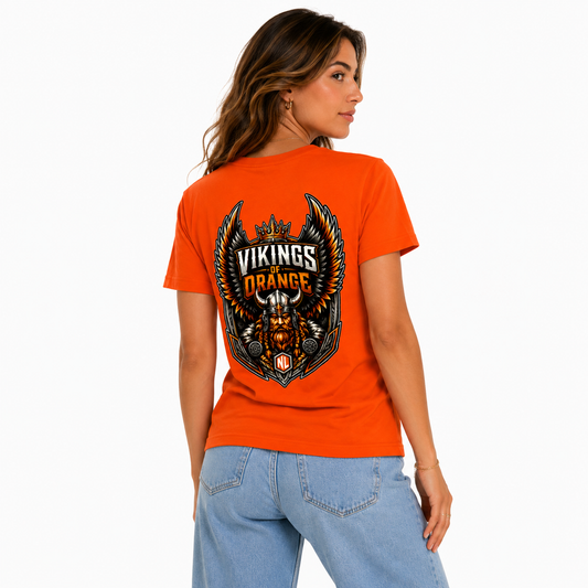 Nederland Vikings Of Orange T-Shirt – Oranje Fan Shirt 2026 Editie - UNISEX