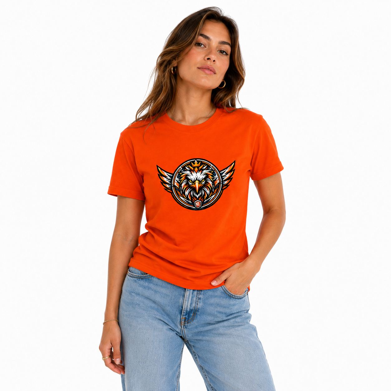 Nederland Kingdom Eagle T-Shirt – Oranje Fan Shirt 2026 Editie - UNISEX